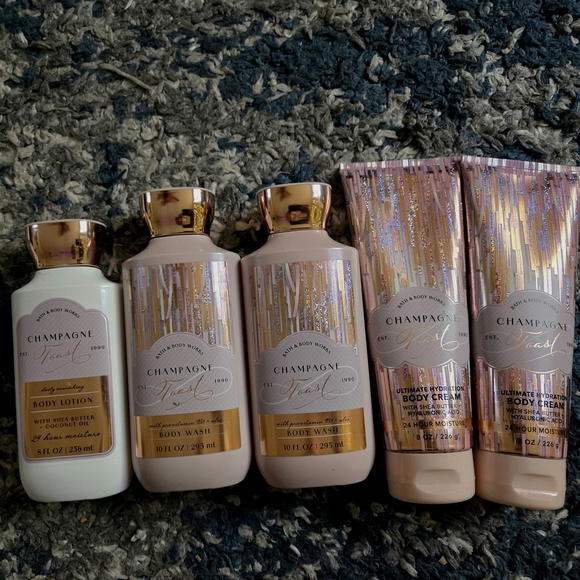 Bath & Body Works Other - **Lot Of 5**Bath And Body Works Champagne Toast Body Care Set